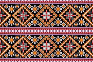 motif traditionnel oriental ethnique géométrique.figure style de broderie tribale.design pour papier peint, vêtements, emballage, tissu, illustration vectorielle vecteur