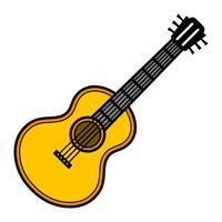 Guitare vecteur