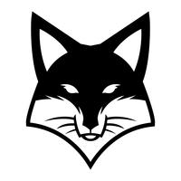 Icône de vecteur logo visage Fox