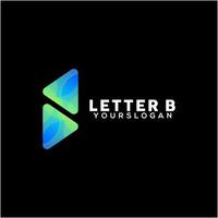 logo lettre b vecteur