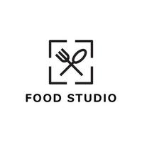 création de logo vectoriel de studio alimentaire