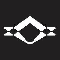 le logo triangle imparfait ci-contre peut être utilisé pour les logos communautaires, les logos d'entreprise, les fonds d'écran, les bannières, les brochures, etc. vecteur