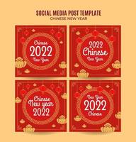 modèle de publication instagram de bannière web carré nouvel an chinois 2022