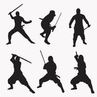 ninja. illustration vectorielle vecteur