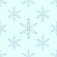 motif de flocon de neige bleu transparent vecteur