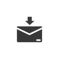 e-mail envoyer et recevoir le concept d'illustration d'icône vecteur