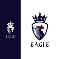 création de logo aigle avec vecteur