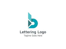 créatif du modèle de conception de logo b vecteur gratuit