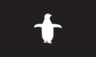 conception d'illustration vectorielle pingouin noir et blanc vecteur