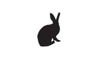 lapin vector illustration design noir et blanc