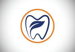 modèle de logo de clinique dentaire, vecteur de dessins de logo de soins dentaires, logo de dentiste de sourire de dents de dent