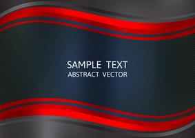 Abstrait vectoriel de couleur rouge et noir avec espace de copie. Conception graphique