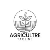 laisse le logo de l'agro entreprise vecteur