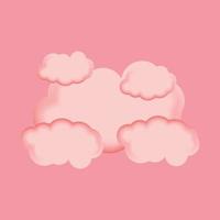 fichier vectoriel icône nuage mignon