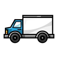 Camion de livraison vecteur