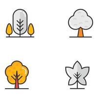 concepts d'arbres topiaires vecteur