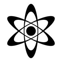 Icône de vecteur dynamique Atom Molecule Science Symbol