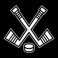 Conception de vecteur pour le bâton et la rondelle de hockeyConception de vecteur pour le bâton et la rondelle de hockey