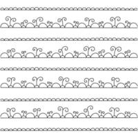 motif inhabituel. page de livre de coloriage pour enfants et adultes. illustration vectorielle isolée sur fond blanc. vecteur