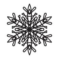 Flocon de neige Vector Icon