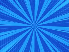 Fond abstrait bleu dessin animé comique de la lumière du soleil. vecteur