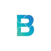 lettre b logo gps icône et vecteur