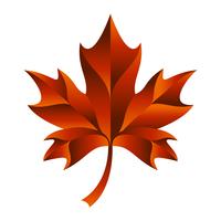Logo vectoriel automne feuille d&#39;érable