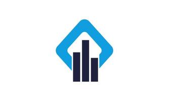 stock illustration hexagone financier logo design inspiration vecteur
