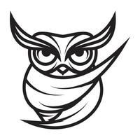 cool lignes hibou logo symbole icône vecteur conception graphique illustration