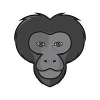 visage animal hamadryas babouin logo création vecteur graphique symbole icône signe illustration idée créative