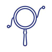 lignes paddle ball jeu logo vecteur symbole icône design illustration