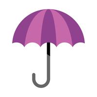 Icône de vecteur de parapluie