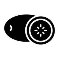 icône de vecteur de kiwi qui peut facilement modifier ou éditer