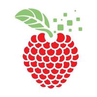 frais fruits rouges framboise logo symbole icône vecteur graphisme illustration idée créatif