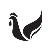forme simple moderne poulet coq logo symbole icône vecteur graphique conception illustration idée créatif