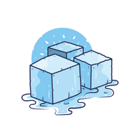 Vecteur de cube de glace