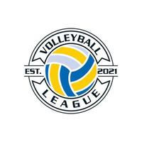 logo de volley-ball, vecteur de logo de sport