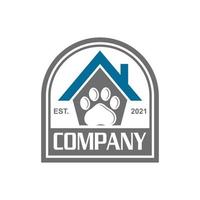 logo de soins pour animaux de compagnie, logo vétérinaire vecteur