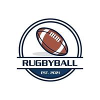 logo de rugby, vecteur de logo de sport