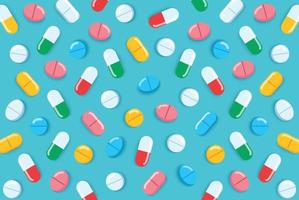 pilules et gélules médicales pharmacie illustration vectorielle vecteur