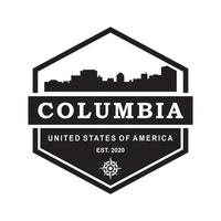 logo vectoriel colombie skyline silhouette