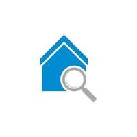 vecteur de location de maison, logo immobilier