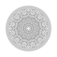 mandala dessiné à la main. décoration en ornement de doodle oriental ethnique. vecteur