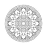 mandala dessiné à la main. décoration en ornement de doodle oriental ethnique. vecteur