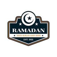 vecteur de ramadan, vecteur de logo de l'islam