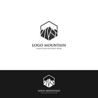 icône du logo de la montagne. vecteur