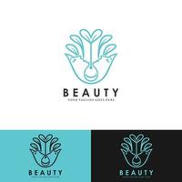 logo femme silhouette, tête, logo visage isolé. utiliser pour salon de beauté, spa, design cosmétique, etc. vecteur