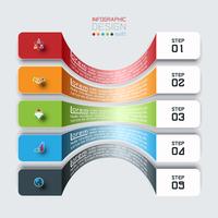 Barres horizontales avec infographie icône affaires. vecteur