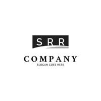 lettre initiale srr icône vector logo modèle illustration design