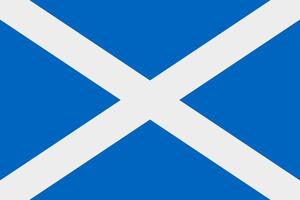 icône de vecteur de drapeau écossais. le drapeau de l'Ecosse.